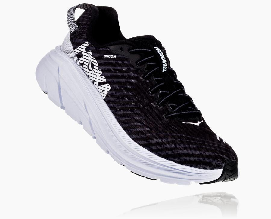 Hoka One One Tenisky Panske Čierne/Biele - Rincon - 54931-VQZX